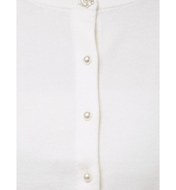 MERCURYDUO「ビジューボタンニットカーデ」|カーディガン|