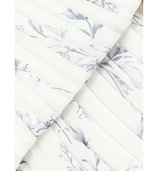 MERCURYDUO「花柄ラッフルプリーツティアードワンピース」|ワンピース|