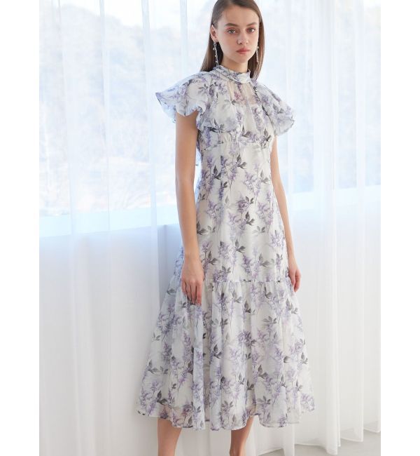 MERCURYDUO「【プランティカコラボ】フラワーワンピース」|ワンピース|