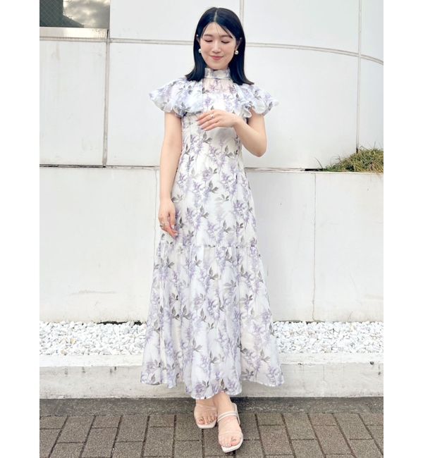 MERCURYDUO「【プランティカコラボ】フラワーワンピース」|ワンピース|