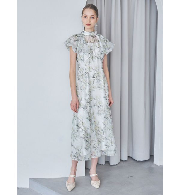 MERCURYDUO「【プランティカコラボ】フラワーワンピース」|ワンピース|