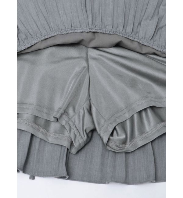 MERCURYDUO「マニッシュプリーツミニスカート」|スカート|