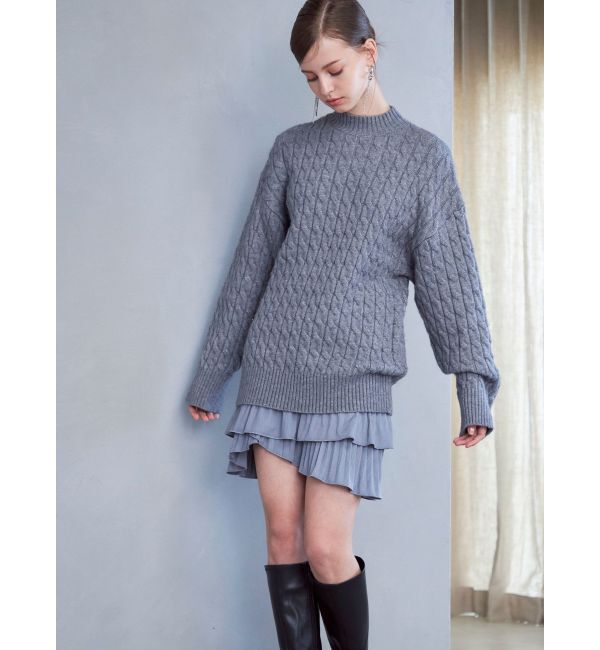 MERCURYDUO「マニッシュプリーツミニスカート」|スカート|