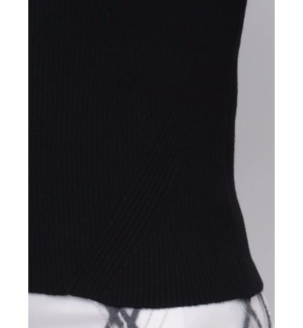 MERCURYDUO「異素材フレアスリーブニット」|ニット・セーター|