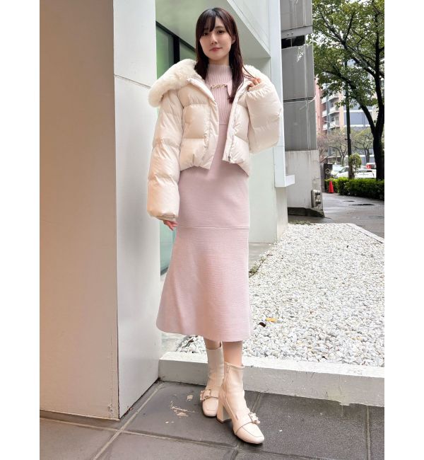 MERCURYDUO「チェーンボレロセットニットマーメイドワンピース」|ワンピース|