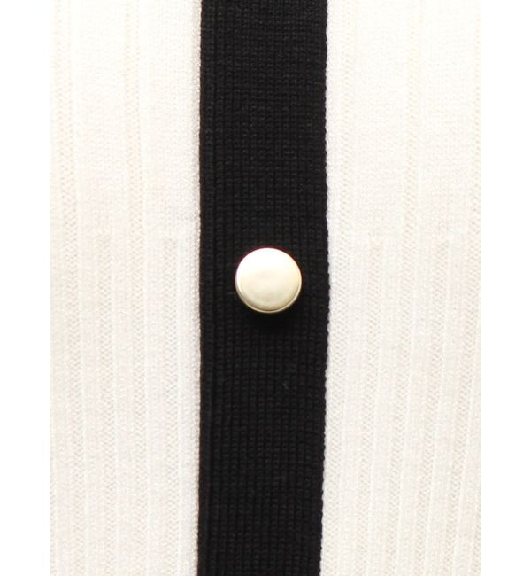 MERCURYDUO「バイカラーフレアスリーブニットワンピース」|ワンピース|