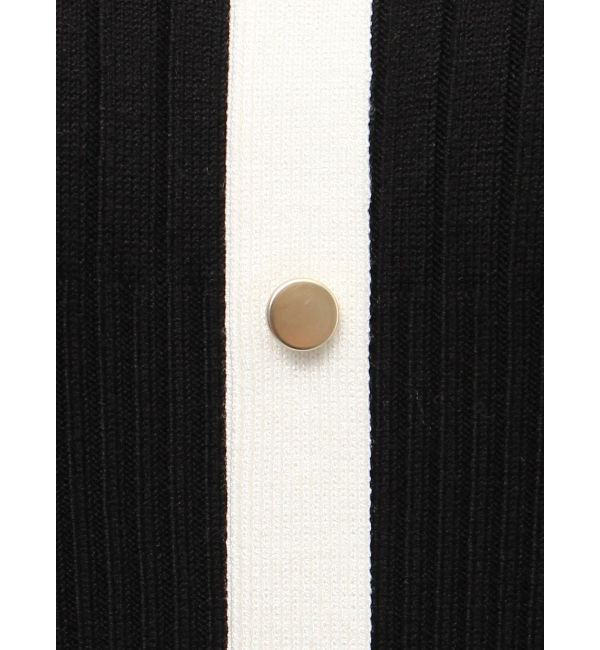 MERCURYDUO「バイカラーフレアスリーブニットワンピース」|ワンピース|