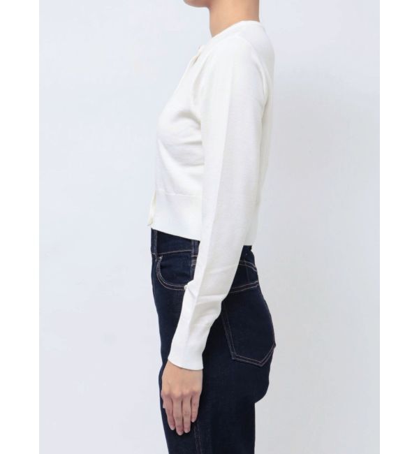 MERCURYDUO「ビジューボタンニットカーディガン」|カーディガン|