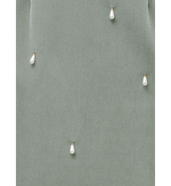 MERCURYDUO「ドロップパールナロースカート」|スカート|