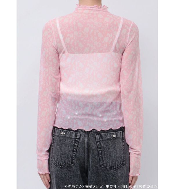 MERCURYDUO「TVアニメ【推しの子】プリントチュールメロートップス」|Tシャツ・カットソー|