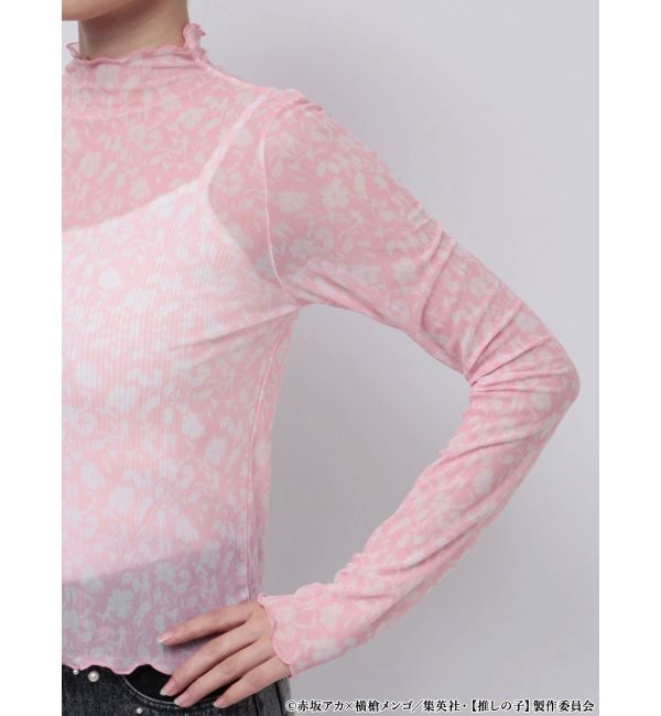 MERCURYDUO「TVアニメ【推しの子】プリントチュールメロートップス」|Tシャツ・カットソー|