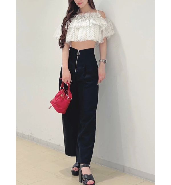 MERCURYDUO「ハイウエストコルセットパンツ」|その他|