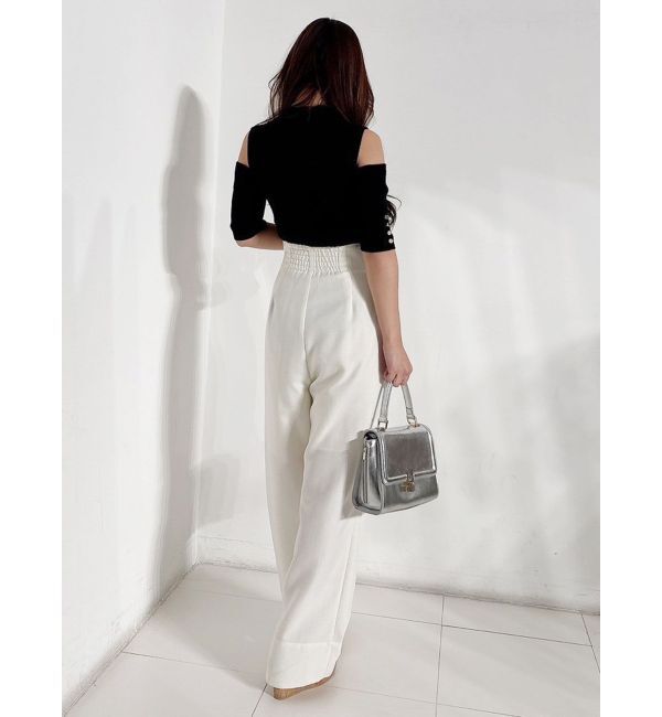 MERCURYDUO「ハイウエストコルセットパンツ」|その他|