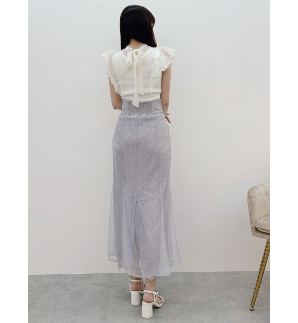 MERCURYDUO「シアーレイヤードマーメイドスカート」|スカート|