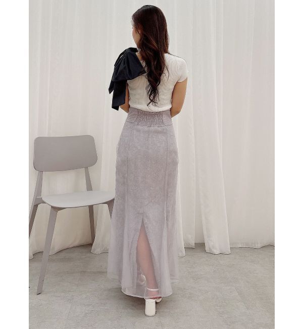 MERCURYDUO「シアーレイヤードマーメイドスカート」|スカート|