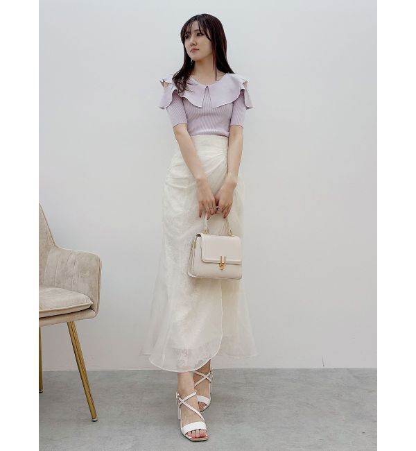 MERCURYDUO「シアーレイヤードマーメイドスカート」|スカート|