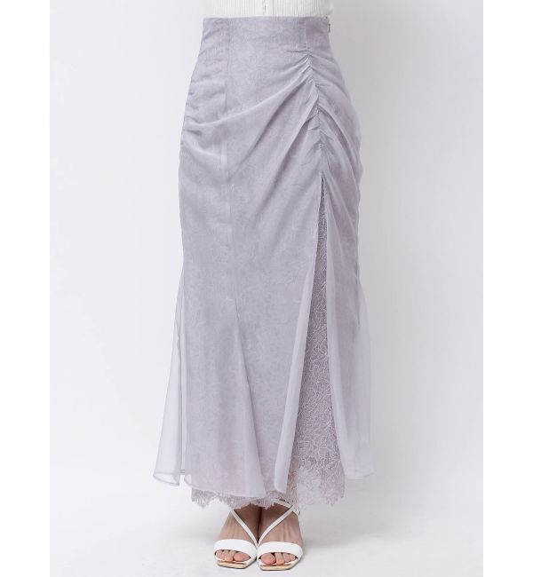 MERCURYDUO「シアーレイヤードマーメイドスカート」|スカート|