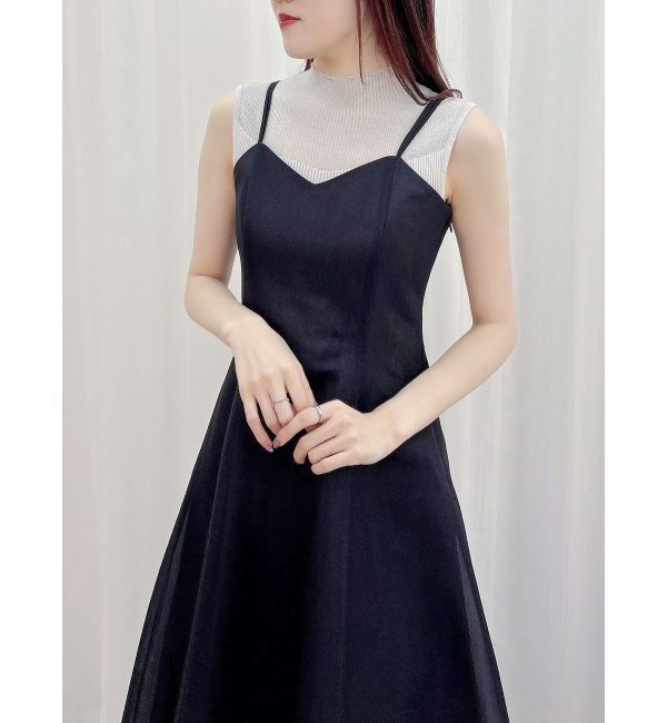 MERCURYDUO「シアーボンディングキャミワンピース」|ワンピース|