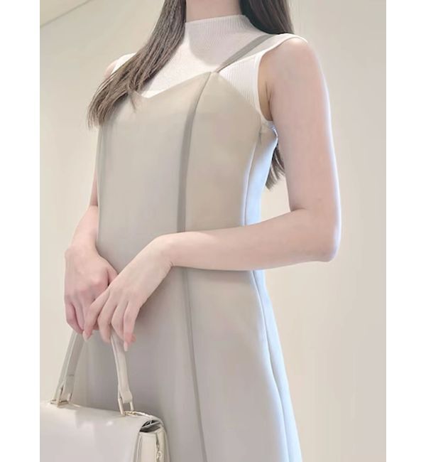 MERCURYDUO「シアーボンディングキャミワンピース」|ワンピース|