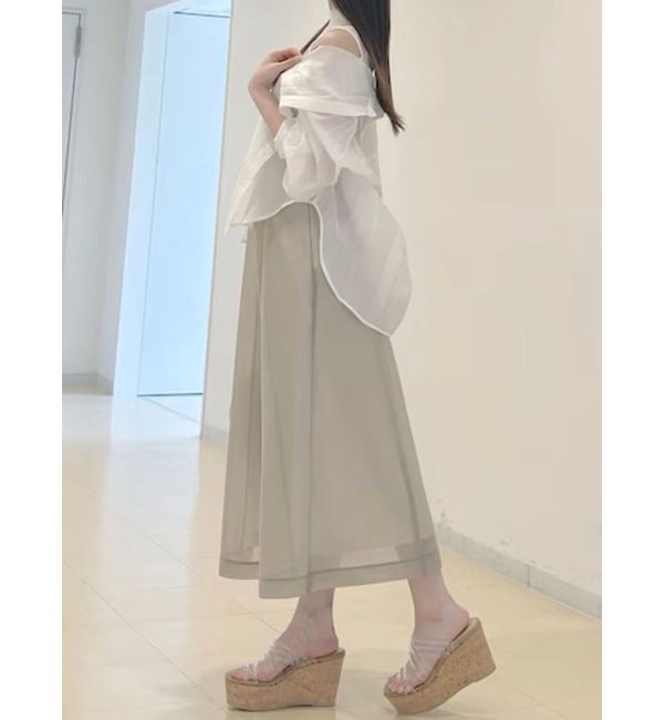 MERCURYDUO「シアーボンディングキャミワンピース」|ワンピース|