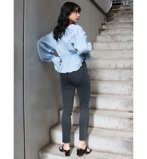 MURUA「カシュクールタックブラウス」|シャツ・ブラウス|