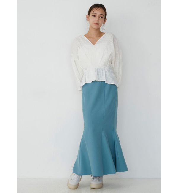 MURUA「カシュクールタックブラウス」|シャツ・ブラウス|