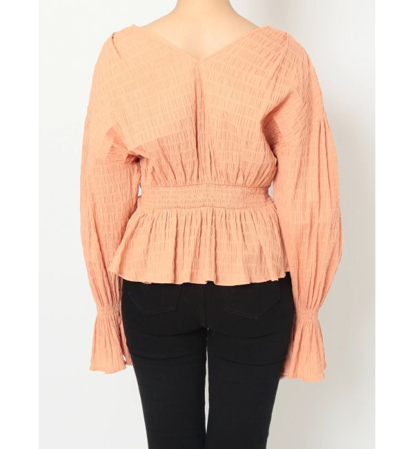 MURUA「カシュクールタックブラウス」|シャツ・ブラウス|