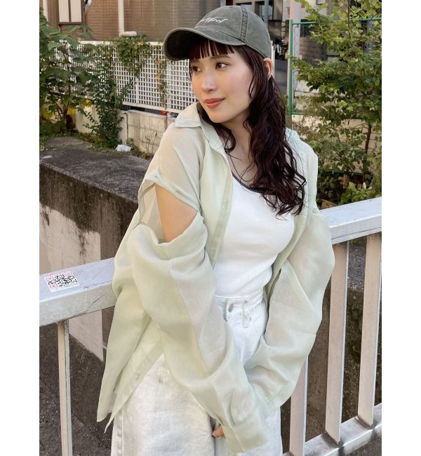 MURUA「2WAYシアーシャツ」|シャツ・ブラウス|