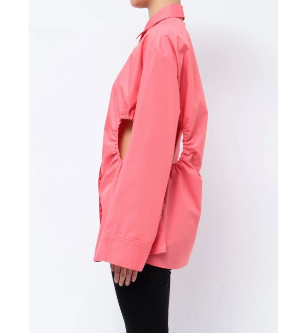 MURUA「サイドホールギャザーシャツ【WEB限定】【ブラウス】」|シャツ・ブラウス|