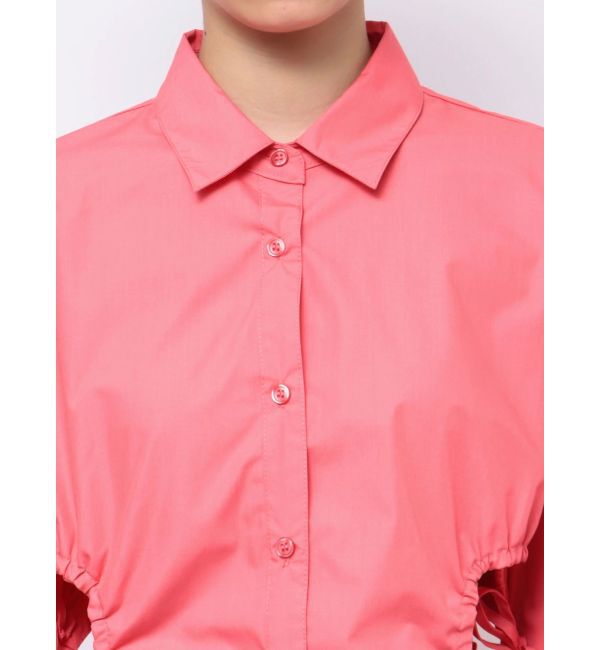 MURUA「サイドホールギャザーシャツ【WEB限定】【ブラウス】」|シャツ・ブラウス|