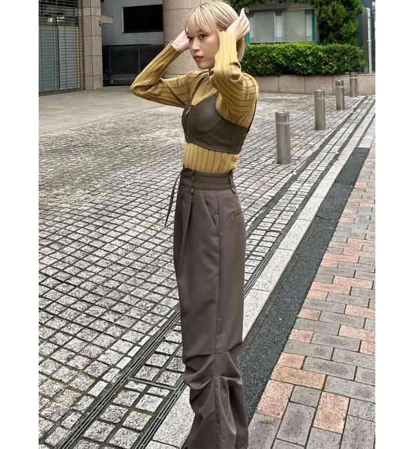 MURUA「フェイクレザービスチェ」|シャツ・ブラウス|