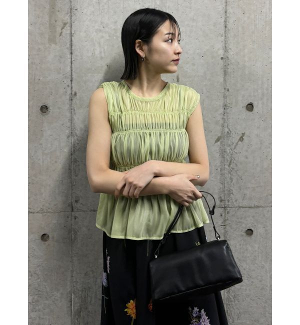 MURUA「ノースリシャーリングブラウス」|シャツ・ブラウス|