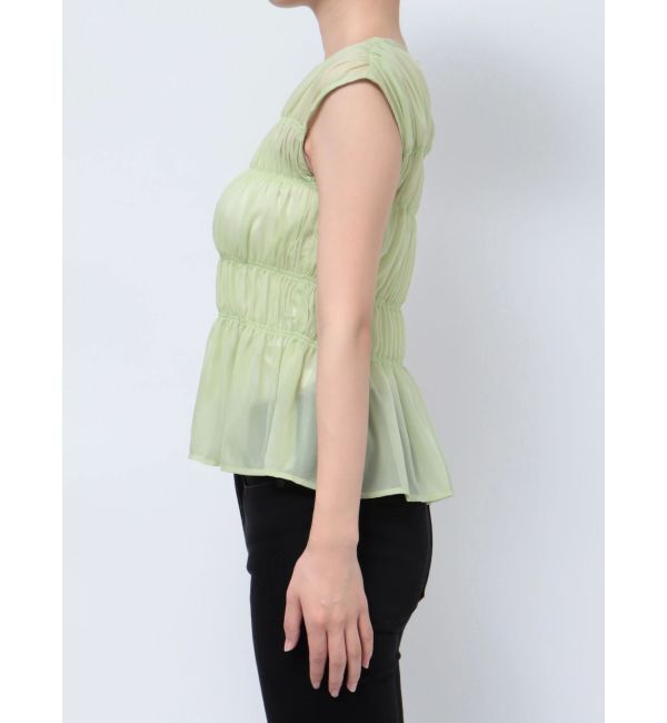 MURUA「ノースリシャーリングブラウス」|シャツ・ブラウス|