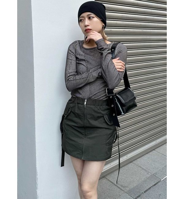 MURUA「カーゴミニスカート」|スカート|