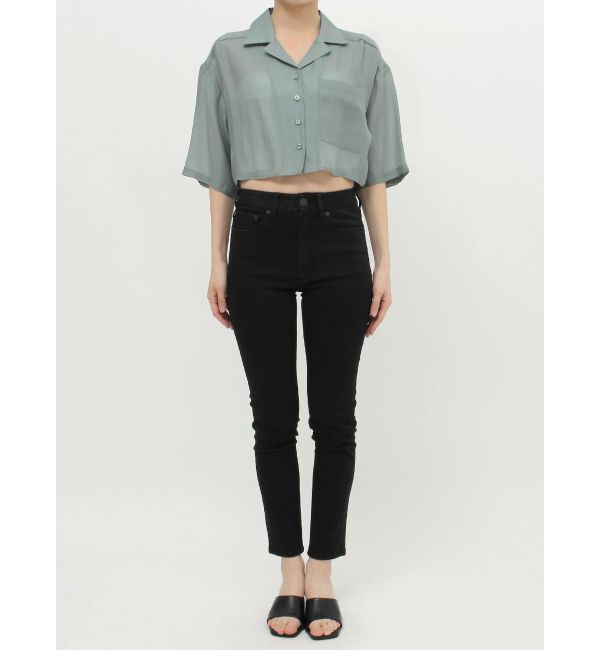 MURUA「オープンカラーシアーシャツ」|シャツ・ブラウス|