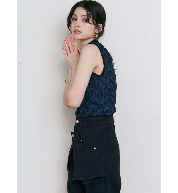 MURUA「ランダムパターンニットタンク」|ニット・セーター|