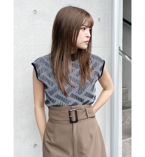 MURUA「ランダムパターンニットタンク」|ニット・セーター|