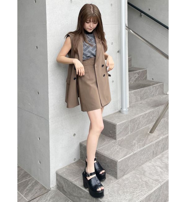 MURUA「ランダムパターンニットタンク」|ニット・セーター|