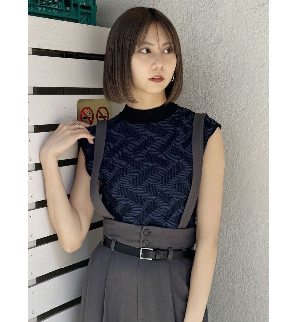 MURUA「ランダムパターンニットタンク」|ニット・セーター|