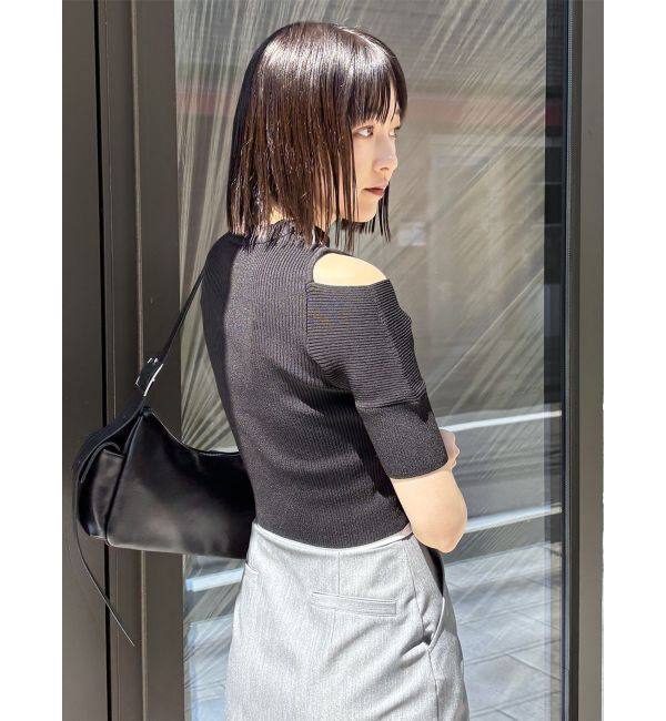 MURUA「ジップカシュクールニット」|ニット・セーター|