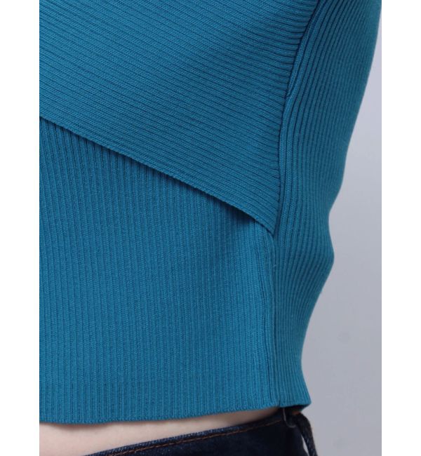 MURUA「ジップカシュクールニット」|ニット・セーター|