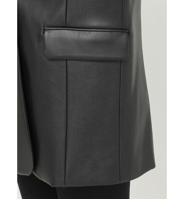 MURUA「フェイクレザーテーラードジャケット」|テーラードジャケット|