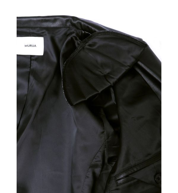 MURUA「フェイクレザーテーラードジャケット」|テーラードジャケット|
