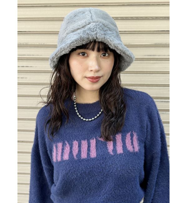 MURUA「フェイクファーバケットハット」|ハット|