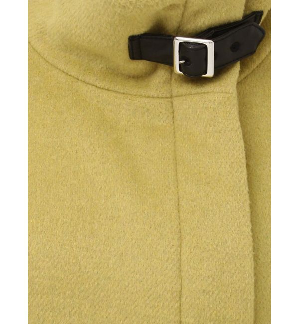 MURUA「スタンドカラージップウール混コート」|その他|