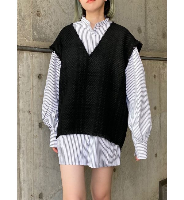 MURUA「オリジナルツイードシャツワンピース【2way】」|ワンピース|