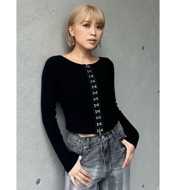 MURUA「チェーンMIXアシメピアス」|ピアス|