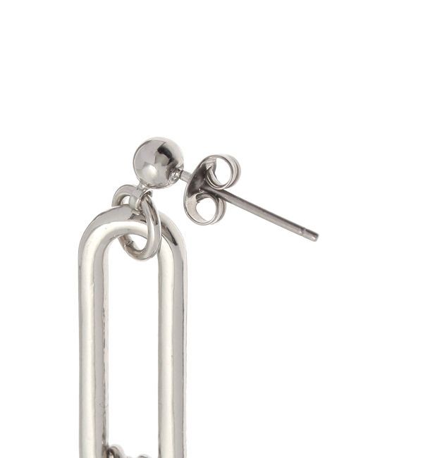 MURUA「チェーンMIXアシメピアス」|ピアス|