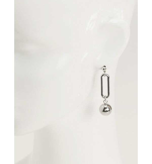 MURUA「チェーンMIXアシメピアス」|ピアス|