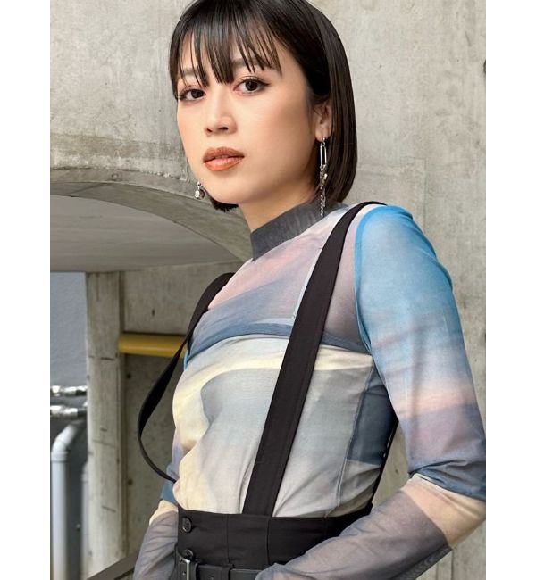 MURUA「チェーンMIXアシメピアス」|ピアス|